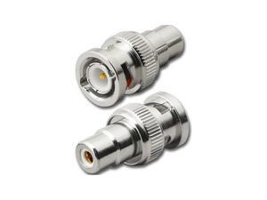 TV Coax to RCA Adapter 20-Pack F Female Jack to RCA Male Plug Audio Video Connector Convertor RFAdapter for Subwoofer Monitor Game Console Receiver