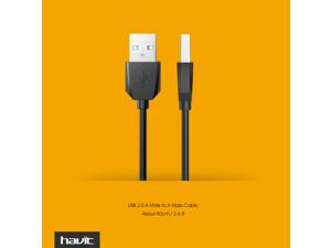 HAVIT HV-335CM 2-Feet USB 2.0 Type A Male to Type A Male Cable, Black HAVIT HV-335CM 2-Feet USB 2.0 Type A Male to Type A Male Cable, Black