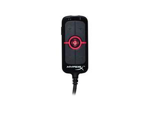 hyperx amp usb sound card - virtual 7.1 surround sound - works with pc/ps4 - plug and play audio upgrade for stereo headsets (h