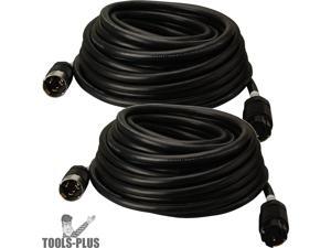8-Inch Extension Cord Coleman Cable 6991 Power Strip Liberator 3-Pack