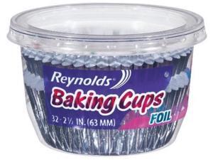 Reynolds Wrap Foil Baking Cups 32 Count (Pack of 8) Total 256 Cups Reynolds Wrap Foil Baking Cups 32 Count (Pack of 8) Total 256 Cups