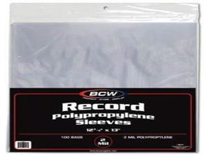 (1000) 12" Record Outer Sleeves - BCW Brand - 2 Mil Thick (1000) 12" Record Outer Sleeves - BCW Brand - 2 Mil Thick