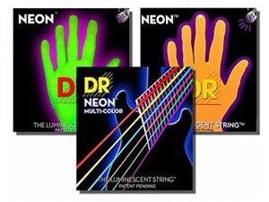 DR Neon HiDef Super Electic Guitar Strings - Yellow - Medium DR Neon HiDef Super Electic Guitar Strings - Yellow - Medium