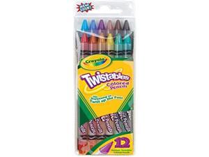 Crayola Twistables Colored Pencils-12/Pkg Long Crayola Twistables Colored Pencils-12/Pkg Long