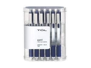 TUL Retractable Gel Pens 0.7 mm Medium Point, Blue 12/pk TUL Retractable Gel Pens 0.7 mm Medium Point, Blue 12/pk