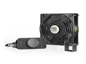 AC Infinity AXIAL S1225, Muffin Axial Cooling Fan, 115V AC 120mm by 120mm by 25mm Fan with Speed Control AC Infinity AXIAL S1225, Muffin Axial Cooling Fan, 115V AC 120mm by 120mm by 25mm Fan with Speed Control