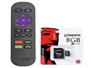 Amaz247 ARC11 Replacement Remote for Roku 1, Roku 2, Roku 3 (Hd, Lt, Xs, Xd) and MLK247 Player; Plus One (1) Free 2gb Microsd Card; Do Not Support Roku Stick or Roku TV or MLK247 TV Amaz247 ARC11 Replacement Remote for Roku 1, Roku 2, Roku 3 (Hd, Lt, Xs, Xd) and MLK247 Player; Plus One (1) Free 2gb Microsd Card; Do Not Support Roku Stick or Roku TV or MLK247 TV
