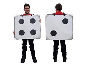 2D Dice Costume - Advanced Graphics Cardboard Costume 2D Dice Costume - Advanced Graphics Cardboard Costume