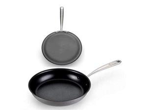 Lagostina H904SL64 Nera Hard Anodized Nonstick 10-Inch/12-Inch Fry Pan Cookware Set, Dishwasher Safe,Grey Lagostina H904SL64 Nera Hard Anodized Nonstick 10-Inch/12-Inch Fry Pan Cookware Set, Dishwasher Safe,Grey