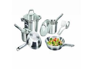 T-fal 2100064662 C811Sa Elegance Cookware Set, Stainless Steel/Silver, 10 Piece T-fal 2100064662 C811Sa Elegance Cookware Set, Stainless Steel/Silver, 10 Piece