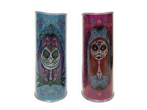THE NIGHTMARE BEFORE CHRISTMAS " JACK SKELLINGTON & SALLY " 6" LED CANDLE SET THE NIGHTMARE BEFORE CHRISTMAS " JACK SKELLINGTON & SALLY " 6" LED CANDLE SET
