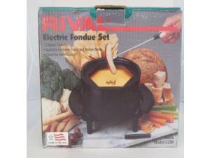 Rival Electric Fondue Pot Set Model 5250 2 Quart Rival Electric Fondue Pot Set Model 5250 2 Quart