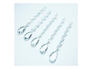 All In One Acrylic Crystal Beads Hanging Garland Bead Chandelier Curtain with Large Tear Drop Bead for DIY Craft Wedding Party Events Decoration (20) All In One Acrylic Crystal Beads Hanging Garland Bead Chandelier Curtain with Large Tear Drop Bead for DIY Craft Wedding Party Events Decoration (20)