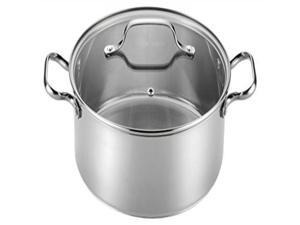 T-fal E75846 Performa Stainless Steel Dishwasher Safe Induction Compatible Dutch Oven Cookware, 5.5-Quart, Silver T-fal E75846 Performa Stainless Steel Dishwasher Safe Induction Compatible Dutch Oven Cookware, 5.5-Quart, Silver