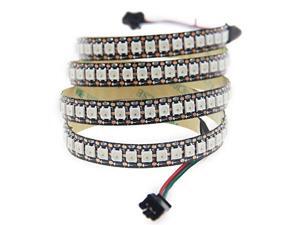 Aclorol WS2812B 144 Pixels Individually Addressable RGB LED Strip 5V, 3.3ft Programmable WS2812B WS2812 1M 144 LEDs Dream Color Strip Lighting Non-Waterproof Black PCB Aclorol WS2812B 144 Pixels Individually Addressable RGB LED Strip 5V, 3.3ft Programmable WS2812B WS2812 1M 144 LEDs Dream Color Strip Lighting Non-Waterproof Black PCB