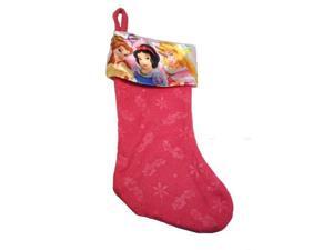 Disney Princess 18" Felt Christmas Stocking with Printed Satin Cuff Disney Princess 18" Felt Christmas Stocking with Printed Satin Cuff