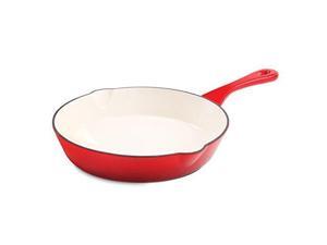 Crock Pot 111974.01 Artisan 8 Inch Enameled Cast Iron Round Skillet, Scarlet Red Crock Pot 111974.01 Artisan 8 Inch Enameled Cast Iron Round Skillet, Scarlet Red