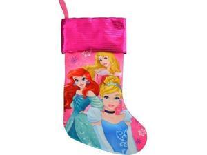 New 2015 Disney Christmas Decoration Stocking 18" Jersey Stockings with Sequins on Cuff (Pink Princess) New 2015 Disney Christmas Decoration Stocking 18" Jersey Stockings with Sequins on Cuff (Pink Princess)