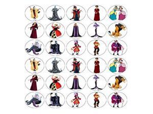 Unbranded Princess Villians Cupcake Toppers Edible Wafer Paper Buy 2 GET 3RD Free Unbranded Princess Villians Cupcake Toppers Edible Wafer Paper Buy 2 GET 3RD Free