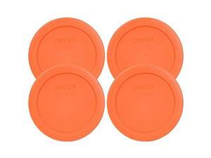 Pyrex 7200-PC Round 2 Cup Storage Lid for Glass Bowls (4, Orange) Pyrex 7200-PC Round 2 Cup Storage Lid for Glass Bowls (4, Orange)