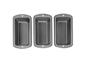 Wilton Recipe Right Non-Stick Mini Loaf Pan Set, 3-Piece Wilton Recipe Right Non-Stick Mini Loaf Pan Set, 3-Piece