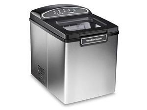 Hamilton Beach 86150 Countertop Ice Maker, Compact & Portable Design, Makes 28 Pounds Per Day, Stainless Steel Hamilton Beach 86150 Countertop Ice Maker, Compact & Portable Design, Makes 28 Pounds Per Day, Stainless Steel