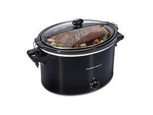 hamilton beach 33195 extra-large stay or go slow cooker, 10 quart capacity, black hamilton beach 33195 extra-large stay or go slow cooker, 10 quart capacity, black