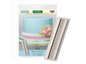 Small Ruffle Silicone Royal Icing Mold, Ceri Griffiths Creative Cake System for Decorating, Sugarpaste, Fondants, Candies and Crafts, Food Safe Small Ruffle Silicone Royal Icing Mold, Ceri Griffiths Creative Cake System for Decorating, Sugarpaste, Fondants, Candies and Crafts, Food Safe
