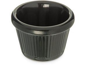 Carlisle S27903 Melamine Fluted Ramekin, 2 oz. Capacity, Black (Case of 48) Carlisle S27903 Melamine Fluted Ramekin, 2 oz. Capacity, Black (Case of 48)