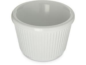 Carlisle S28202 Melamine Fluted Ramekin, 3 oz. Capacity, White (Case of 48) Carlisle S28202 Melamine Fluted Ramekin, 3 oz. Capacity, White (Case of 48)