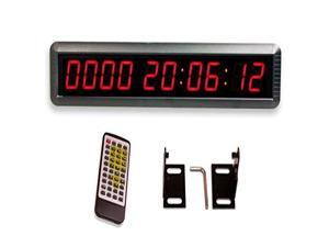EU 1.8" LED Days Countdown CountUP and Clock Red Color 10 Digits 9999 Days with Hours Minutes Seconds IR Remote Control Aluminum Casese EU 1.8" LED Days Countdown CountUP and Clock Red Color 10 Digits 9999 Days with Hours Minutes Seconds IR Remote Control Aluminum Casese
