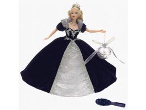 Holiday Barbie Special Edition Millennium Princess Mattel Year 1999 2000 with Swirl Background Inside Box Holiday Barbie Special Edition Millennium Princess Mattel Year 1999 2000 with Swirl Background Inside Box