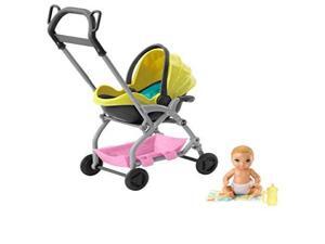 Barbie Skipper Babysitters Inc. Yellow Stroller Playset Barbie Skipper Babysitters Inc. Yellow Stroller Playset