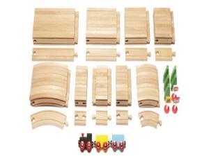 Maxim Enterprise INC 101 pc Ultimate Expansion Wooden Train Track Pack Maxim Enterprise INC 101 pc Ultimate Expansion Wooden Train Track Pack
