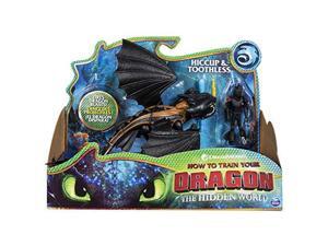 Dreamworks Dragons, Toothless & Hiccup, Dragon with Armored Viking Figure, for Kids Aged 4 & Up Dreamworks Dragons, Toothless & Hiccup, Dragon with Armored Viking Figure, for Kids Aged 4 & Up