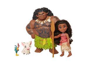 Moana Disney Doll with Maui Demigod Doll Figure, 4 Piece Little Petite Story Telling Gift Set for Girls Ages 3 and Up Moana Disney Doll with Maui Demigod Doll Figure, 4 Piece Little Petite Story Telling Gift Set for Girls Ages 3 and Up