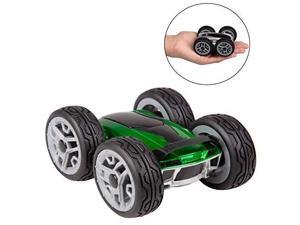 Remote Control RC Car For Kids and Adults - Dual Double Sided Toy Stunt Race Car Spins, Flips and Rotates - Green/Silver - Ages 6+ - Dyno RC Insane Car, Psycho Remote Control RC Car For Kids and Adults - Dual Double Sided Toy Stunt Race Car Spins, Flips and Rotates - Green/Silver - Ages 6+ - Dyno RC Insane Car, Psycho