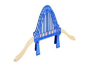 maxim enterprise, inc. Rory Crossing Bridge - Compatible with All Major Name Brand Wooden Train Sets maxim enterprise, inc. Rory Crossing Bridge - Compatible with All Major Name Brand Wooden Train Sets