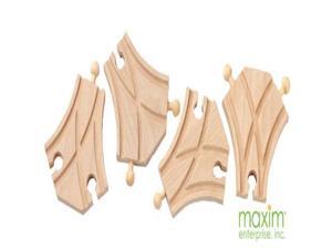 Maxim Enterprise INC 4 Pieces of Short Curved Switch Track Maxim Enterprise INC 4 Pieces of Short Curved Switch Track