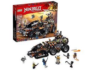 LEGO NINJAGO Masters of Spinjitzu: Dieselnaut 70654 Ninja Warrior Set with Brick Battle Tank Vehicle (1179 Piece)