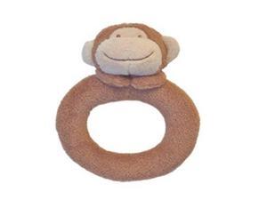 Angel Dear Dark Monkey Ring Rattle: Angel Dear Dark Monkey Ring Rattle: