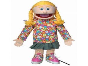 Peach Silly Puppets Princess 25" Full Body Puppet Ventriloquist Style Puppet 