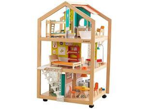 KidKraft So Stylish Mansion Wooden Dollhouse, Multi KidKraft So Stylish Mansion Wooden Dollhouse, Multi