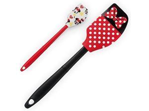 Disney Parks Minnie Mouse Polka Dot Bow Emoji Spatula Set of 2 Disney Parks Minnie Mouse Polka Dot Bow Emoji Spatula Set of 2