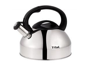 T-fal C76220 Specialty Stainless Steel Dishwasher Safe Whistling Coffee and Tea Kettle, 3-Quart, Silver T-fal C76220 Specialty Stainless Steel Dishwasher Safe Whistling Coffee and Tea Kettle, 3-Quart, Silver