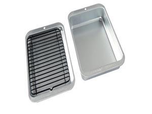 Nordic Ware 43290 3 Piece Naturals Compact Grill and Bake Set, Silver Nordic Ware 43290 3 Piece Naturals Compact Grill and Bake Set, Silver