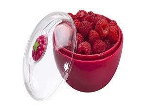Berry Colander Pod by Joie - wash, strain, serve and store (Raspberry)