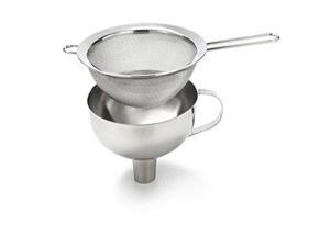 iSi Top Ranked Stainless Steel Funnel Combination and Sieve for Whippers, Canning and Other Infusions iSi Top Ranked Stainless Steel Funnel Combination and Sieve for Whippers, Canning and Other Infusions