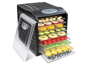 Ivation IV-FD90RSB Dehydrator Machine, 9 x Stainless Steel Trays, Black Ivation IV-FD90RSB Dehydrator Machine, 9 x Stainless Steel Trays, Black