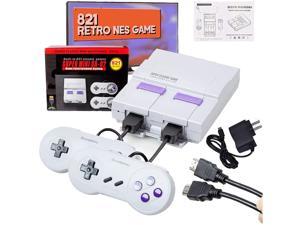 Hydra 4K HDMI TV SNES Game console ,Super Classic Mini HD-OUT TV SNES Game console SN-02 bulit-in 821 Games Console 8 bit Games Home Entertainment System Easy Game